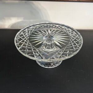 Vintage Waterford Crystal pedestal cake stand